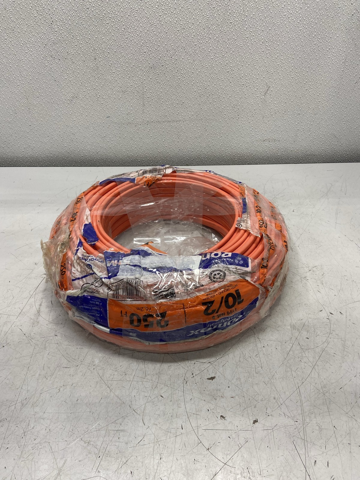 Romex 10/2 Solid SIMpull CUNM-B W/G Wire Orange 250' 28829055
