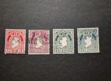 1940-1946 Ireland Definitive Issue - Map Of Ireland Stamps, 'e' Wmk, Used.
