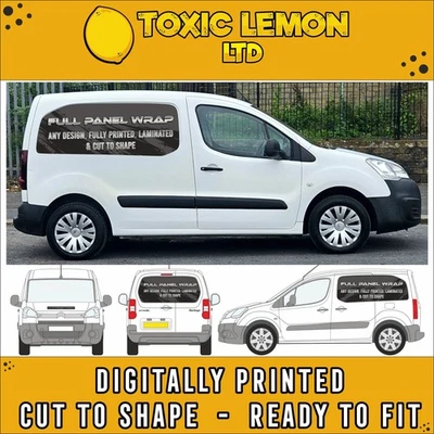 Peugeot Partner Vehicle Graphics Decals -  Sign Writing - Printing Design - Image 1 of 4