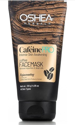 Oshea Herbals Cafeine PRO Kaffee-Gesichtsmaske zur Feuchtigkeitsversorgung...