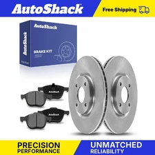 Front Brake Rotors Premium Ceramic Pads for 2005-2007 Ford Focus 2.0L 2.3L