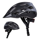 Dunlop Casque de Vélo Réglable de 55 à 58 CM - Taille M avec Éclairage LED 3 Mod