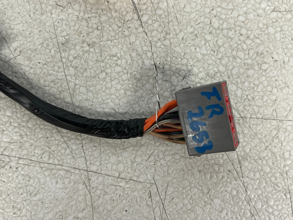 ⭐2012-2017 Jeep Wrangler puerta de paso delantera derecha cableado arnés enchufe OEM LOTE 2653 Foto 4 de 4