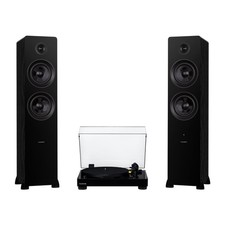 Fluance RT80 Vinyl Turntable and Ai81 Elite Powered Floorstanding Tower Speakers