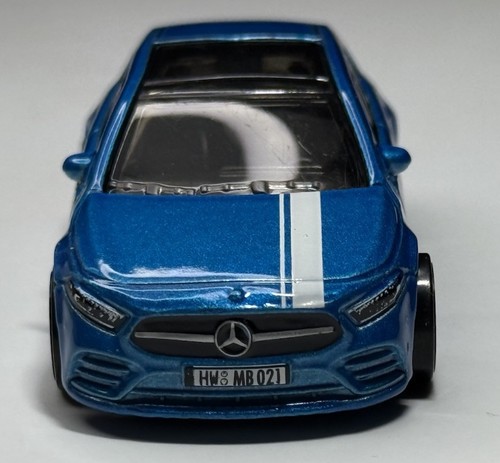 Hot Wheels 2019 Mercedes-Benz A-Class Blue 1/64 Diecast Loose - Picture 3 of 12
