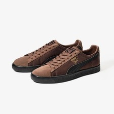 Puma Clyde Soph Espresso Brown Puma Black 396490-03 Men's Size US 4 -12 New