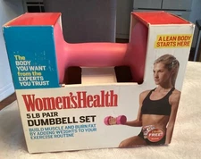 5 Pound Pair Dumbbell Set of 2  New in Box Never Used Women’s Health