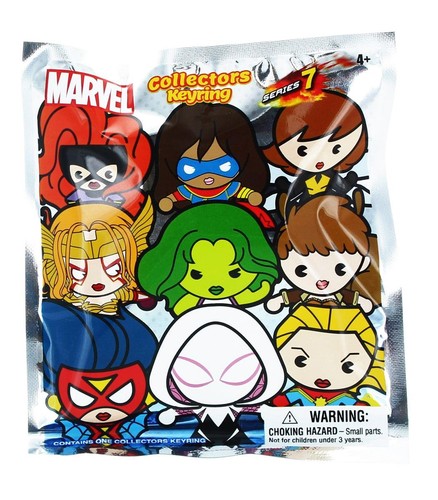 Marvel Serie 7 3D Schaumstoff Schlüsselanhänger Blind Pack (1 zufällig)