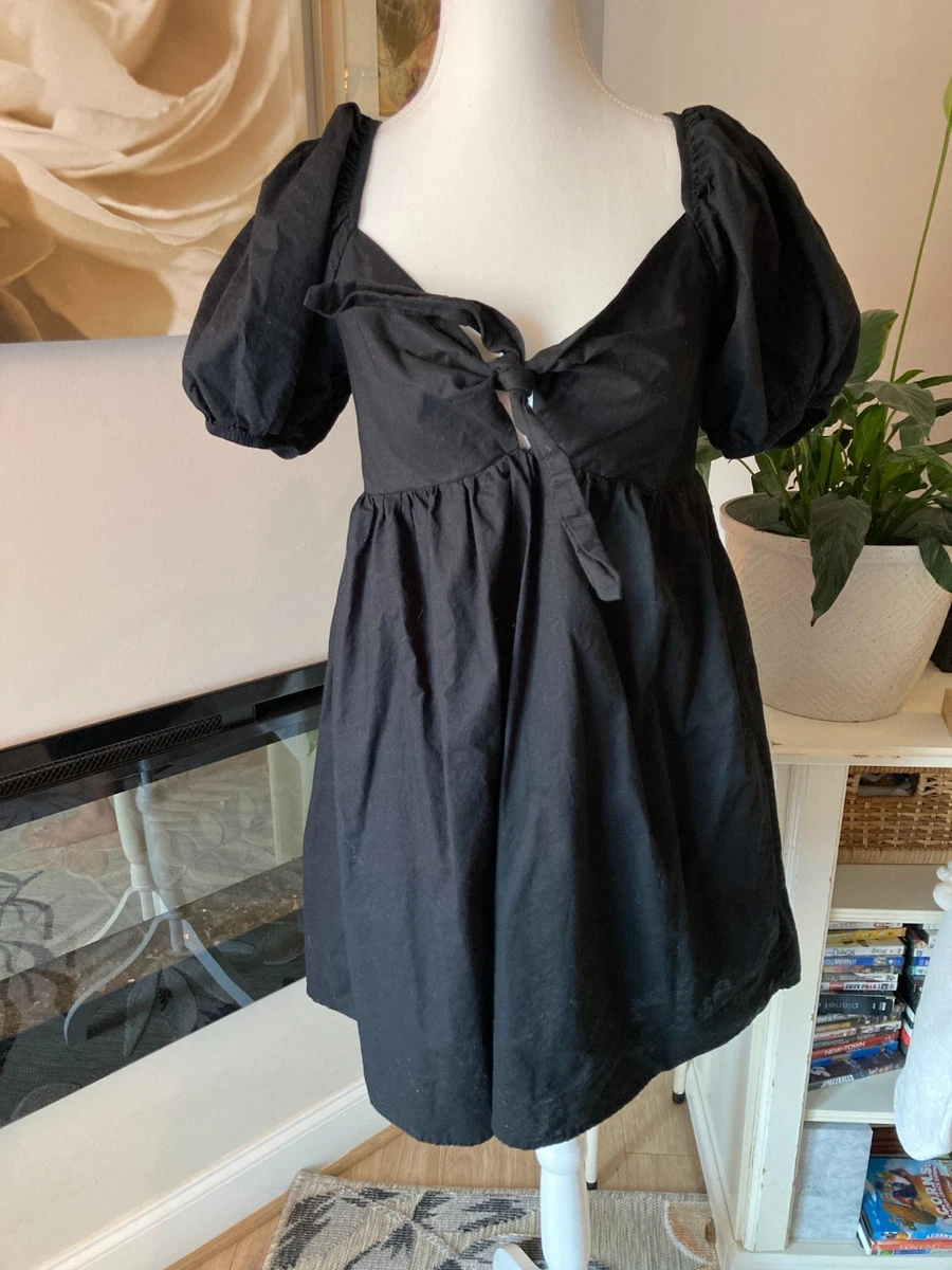 wild fable ruffle tiered black mini dress Indus Solar Print Cotton Poplin Mini Dress – Ciao Lucia