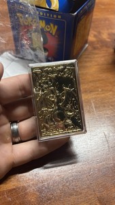 Pokemon 23k Gold Plated Trading Card Charizard | eBay