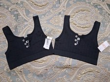 Girl's Gb Crops Sports Bra 3 Button Size XS