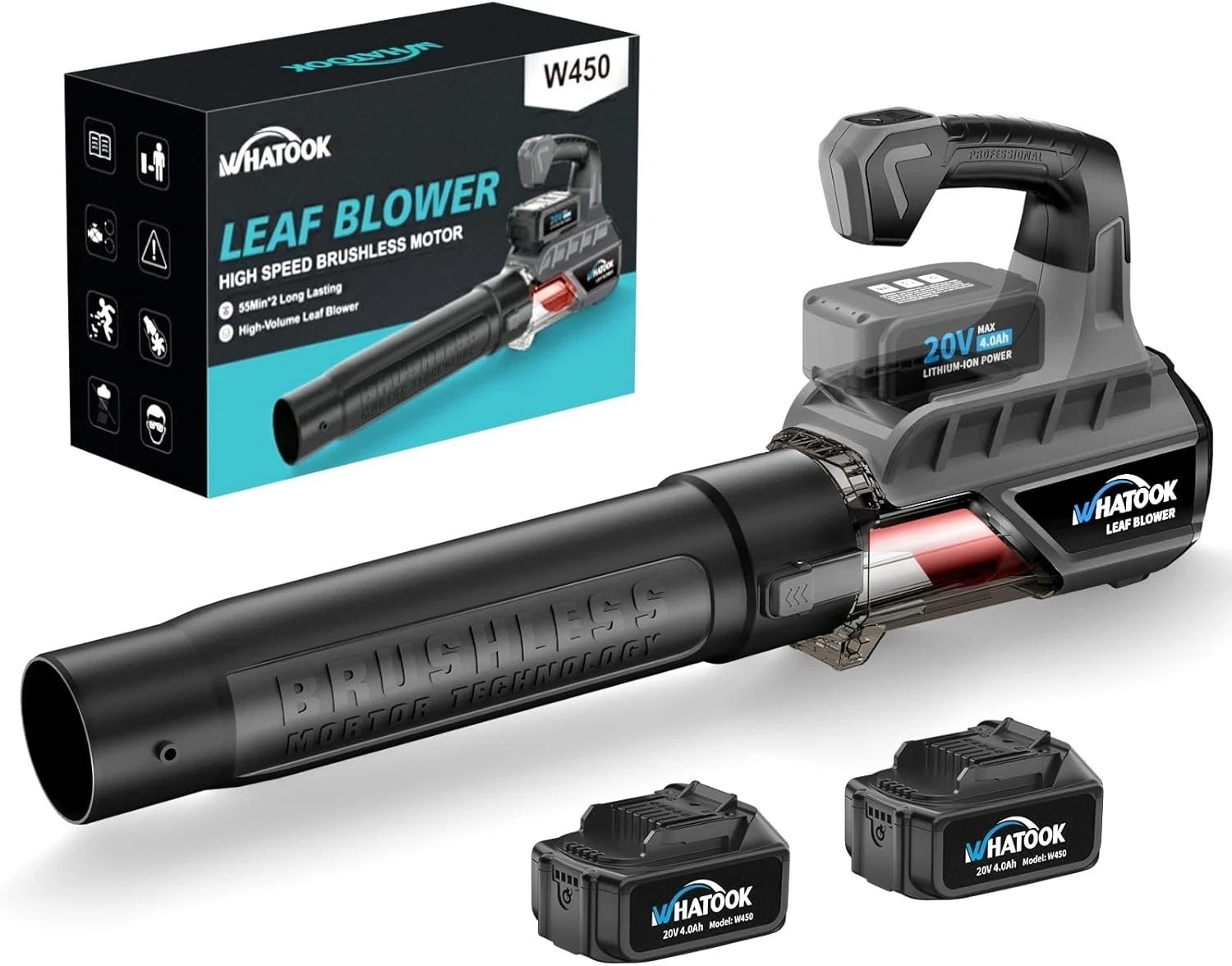 Cordless With Battery And Charger 2 Batteries 20v *new*