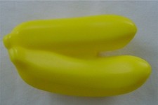 Fun Food Fruit BANANA Bunch Set of 2 Pretend Play Bananas 4" long