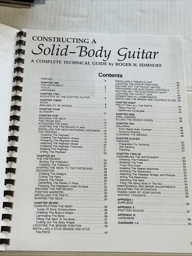 Make Your Own Electric Guitar Book And Solid Body Guitar Construction Two Books - Picture 4 of 4