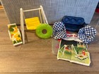 "Vintage Puff 'n Play Inflatable Doll Furniture Lot – Patio Set + Living Room Pi — photo 1