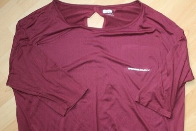 Ergee Ergeenomix Langarmshirt 46 weinrot Gut #U3631