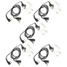 5x Headset Ohrhörer PPT Schallschlauch für Alinco DJ-F1 DJ-593 DJ-596 Funkgerät