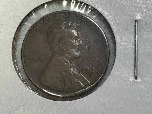 1924-D VF Lincoln Wheat Penny, Item 663