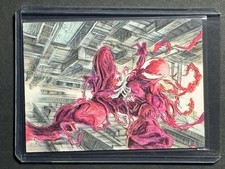 GGC Studio Marvel Carnage Artist Hand Drawn Auto Sketch Card 1/1