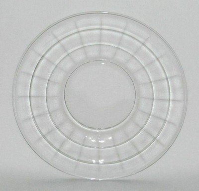 Hocking Glass BLOCK OPTIC Crystal Bread and Butter Plate