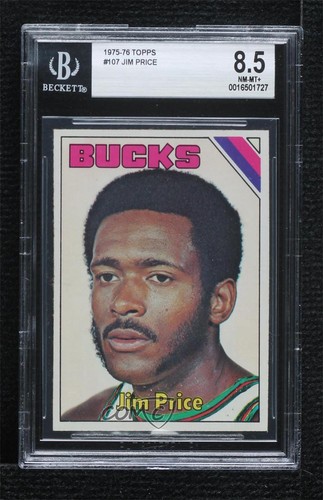1975-76 Topps Jim Price #107 BGS 8.5 - Afbeelding 1 van 4