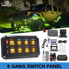 Rgb Wireless 8 Gang Switch Panel Led Light Control Box Circuit Relay System 12v Rgb Wireless 8 Gang Switch Panel Led Light Control Box Circuit Relay System 12v