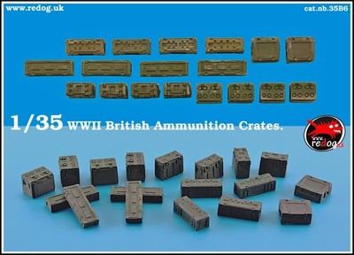 1/35 Redog - British Ammo Boxes and Crates /35b6
