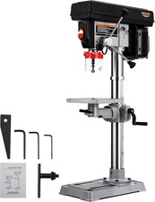 13 in Benchtop Drill Press,7.5 Amp 120V, 288-3084 RPM,0-45°Tilting Worktable