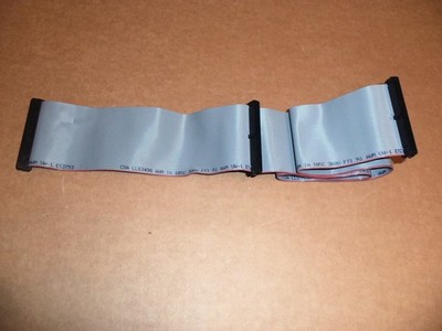 SCSI Cable Flat Ribbon 27-inches with Three 50-pin IDC Connectors