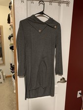 MixMax Women’s Medium Gray Sweater Dress