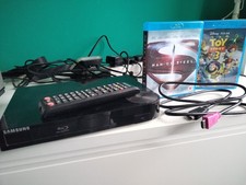 Samsung BD-F5100 Network Blu-ray DVD Player - USB Playback + Remote & 2 Movies