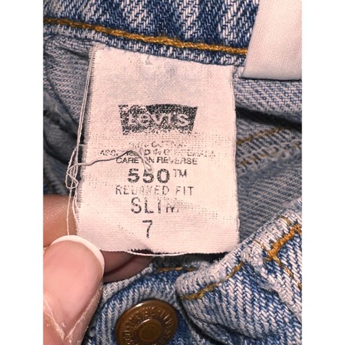 Levi's Boy's Orange Tab 550 Little Levi's Size 7 Slim - Picture 6 of 8
