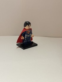 Lego Superman Minifigure Blue Suit 76003 76009 76002 sh077 DC Super Heroes CMF 