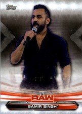 2019 Topps WWE RAW #64 Samir Singh - WWE