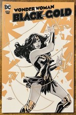 WONDER WOMAN BLACK AND GOLD 2 NM GORGEOUS TERRY DODSON COVER DC COMICS 2021