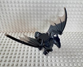 LEGO Horse, Skeletal with Marbled Trans-Brown Wings thestral02 Harry Potter
