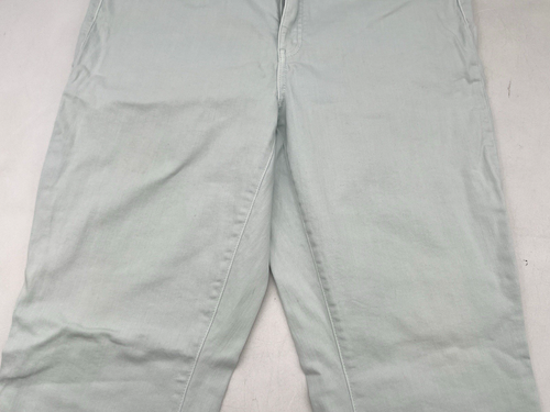 (2) TALBOTS FLAWLESS SLIM ANKLE CURVY JEANS WOMENS SZ 12 MINT GREEN/ LIGHT BLUE - Picture 7 of 24