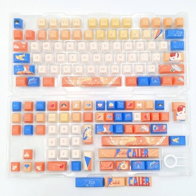 Love and Deepspace Caleb 140 Keys PBT Keycaps for Mechanical Keyboard