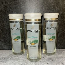 3 Pantene Pro-V Weekly Deep-Cleanse With Mosa Mint Oil Purifying Shampoo 12.6oz