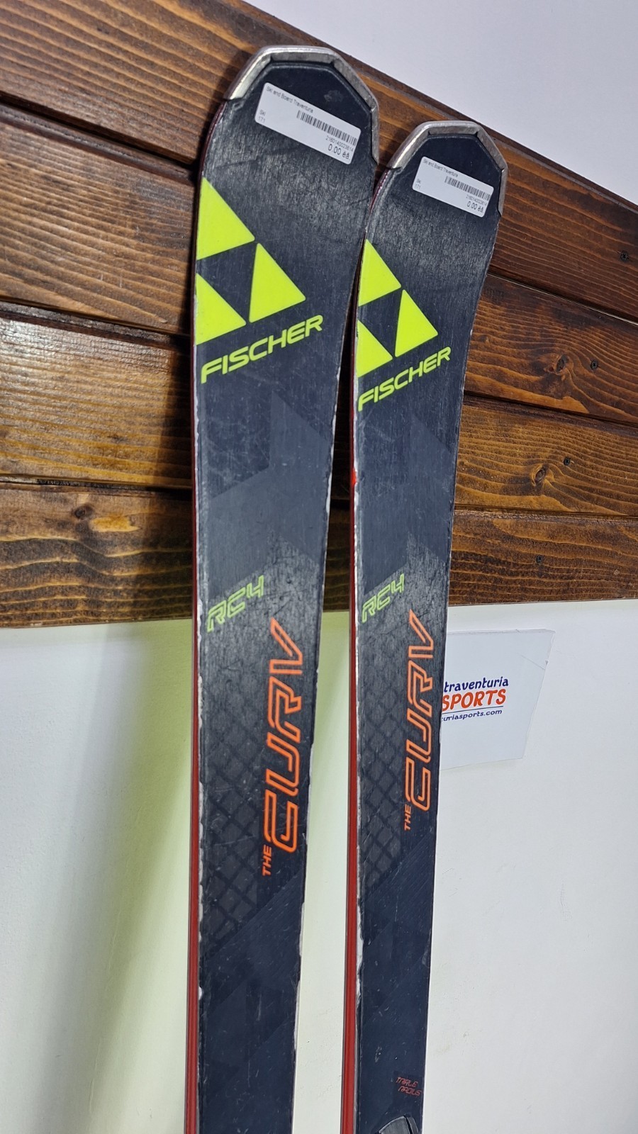 Sci Fischer RC4 The Curv DTX 171 cm + attacchi Fischer Z12 sport invernali neve foto 5