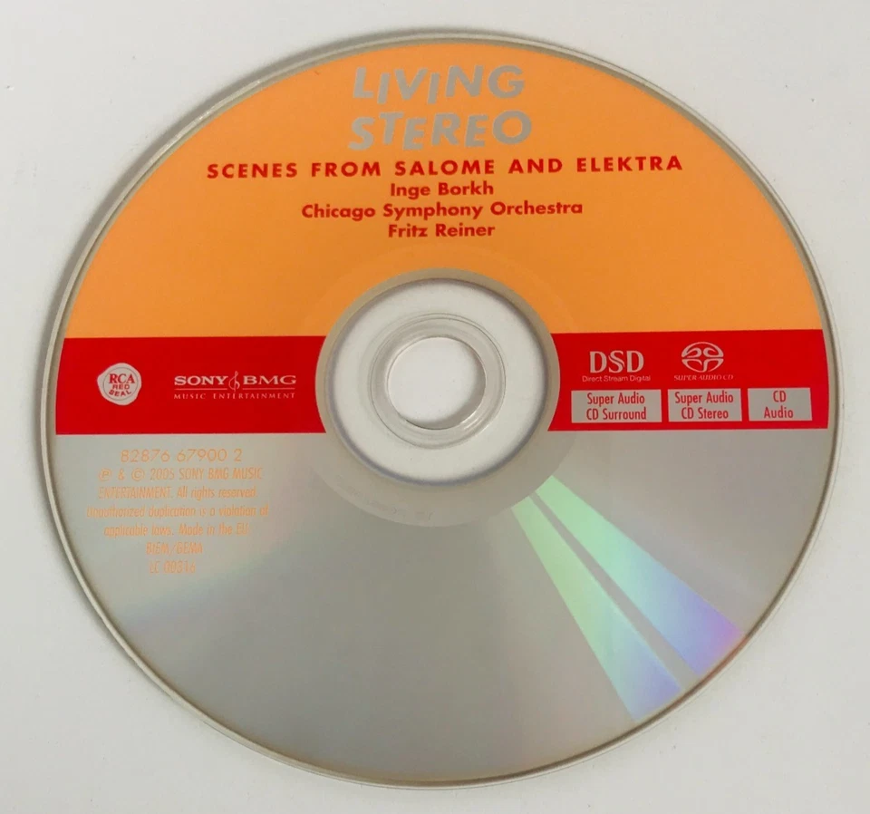 Strauss SCENES FROM SALOME AND ELEKTRA Borkh Reiner SACD | sehr gut (C7896) - Bild 3 von 4