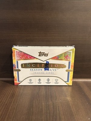 2024/25 Topps Inception UEFA Club Competitions - Selaed Hobby Box 
