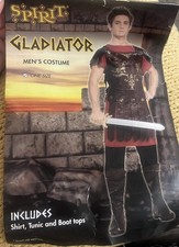 Spirit Halloween Adult Mens Gladiator Costume One Size Fits Up To Size 44