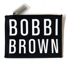 Bobbi Brown Black Makeup Coin Bag Zip Pouch Case Small  NWOT