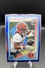 2025 Panini Donruss Optic - Rated Rookie Tahj Brooks #268 Blue Hyper Prizm (RC)
