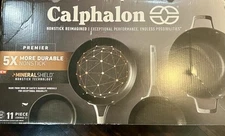 Calphalon Premier Nonstick Cookware Pots and Pans Set - 11-Piece