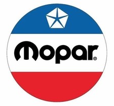 Mopar Red-white-blue Tin Sign 12 Inch Round 68062 Mopar Red-white-blue Tin Sign 12 Inch Round 68062