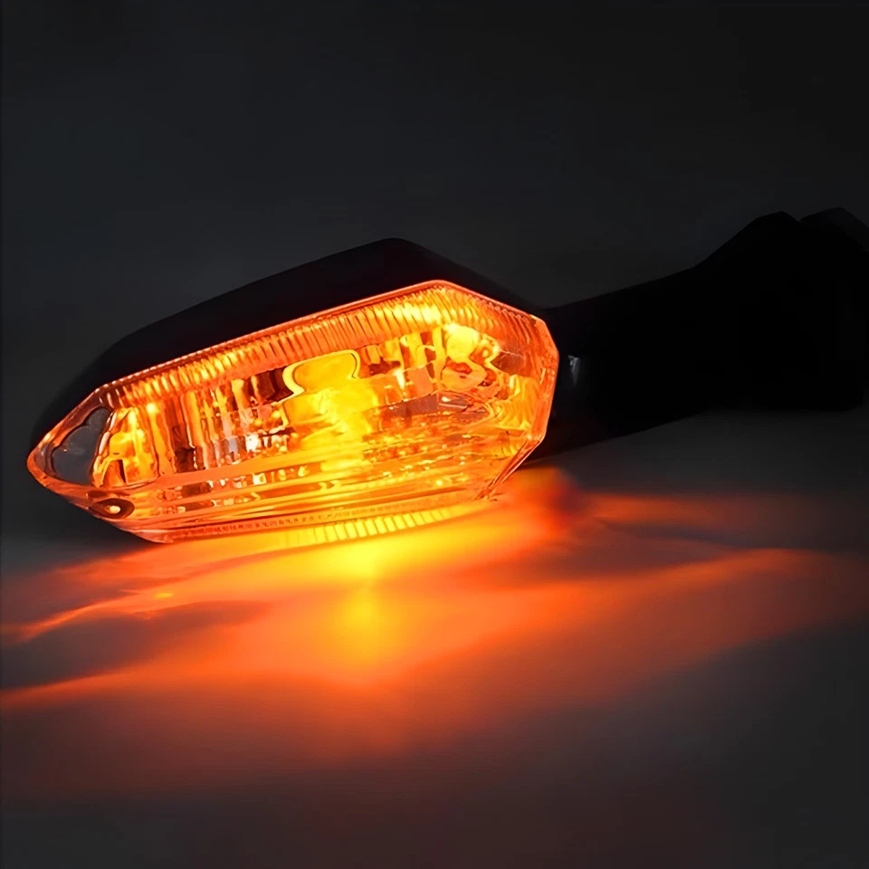 For Kawasaki Ninja 300 650 1000 ER-6F 2x Rear Turn Signal Lights Indicator Lamps - Image 3 of 4
