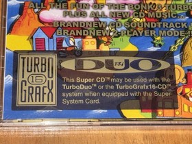 PCE Works Bonk's Big Adventure CD Bonk 3 PC-Engine Genjin 3 TurboDuo PCEWorks