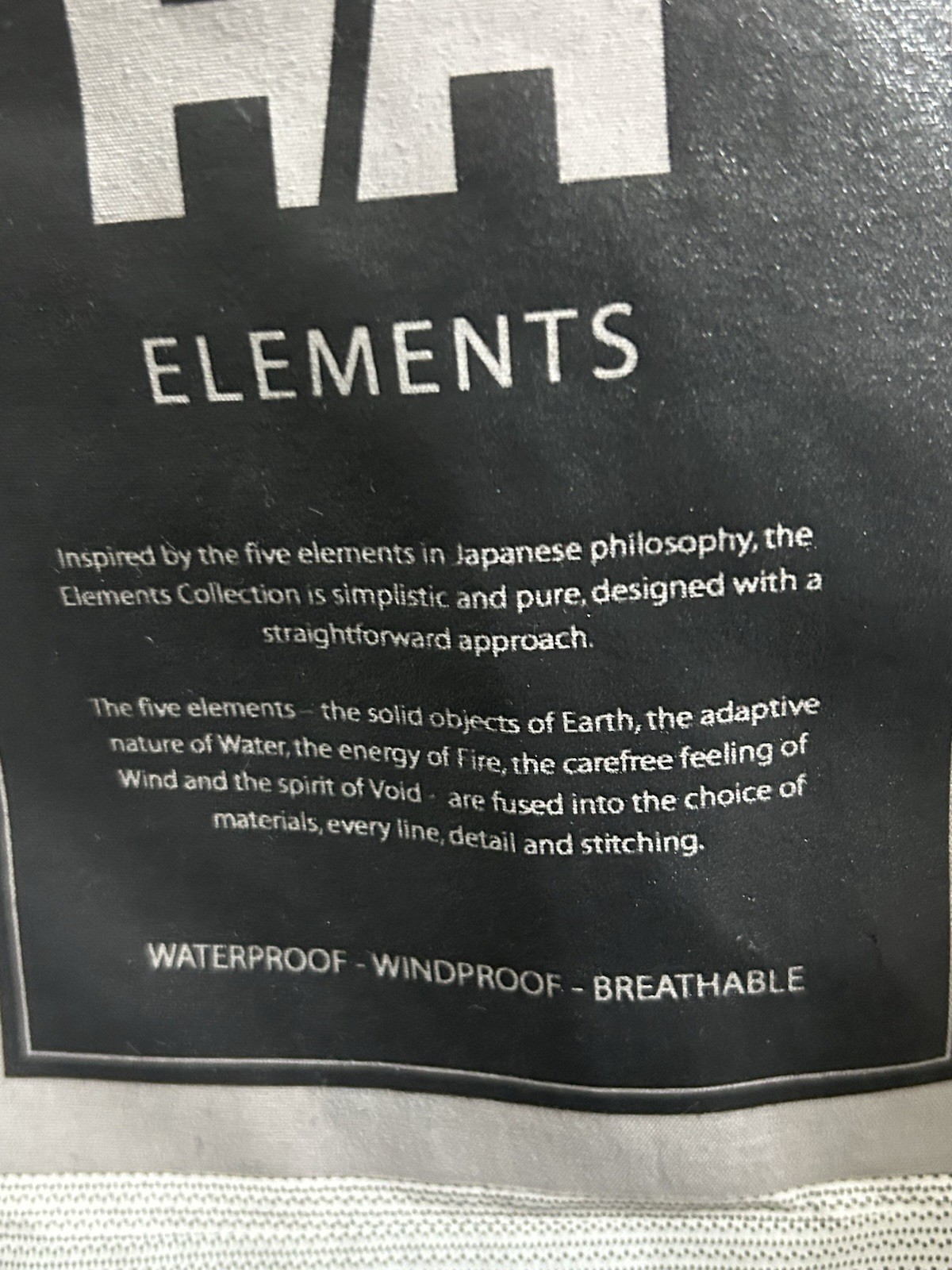 Men’s Gray Helly Hansen Elements Jacket With Hood… - image 4